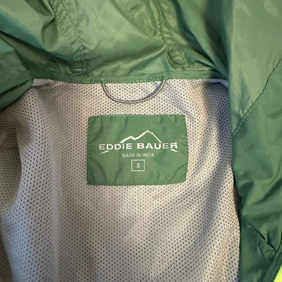 Eddie Bauer  Men's Packable Cloud Cap Waterproof Rain Jacket size S(i9 - Picture 8 of 15